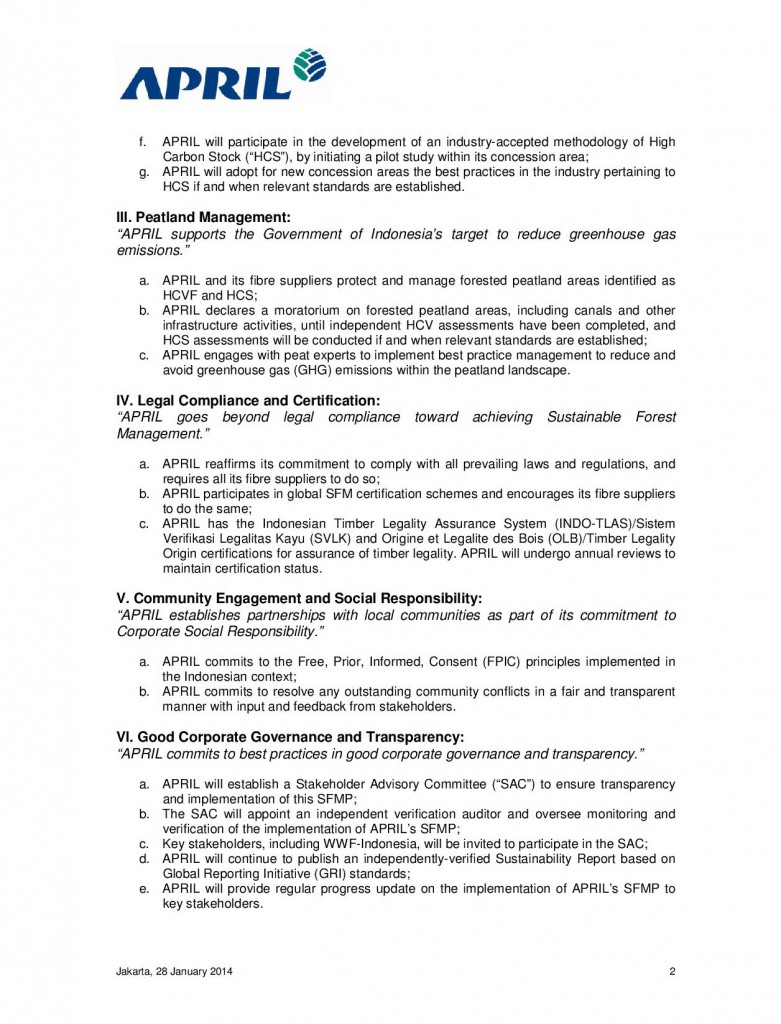 Sustainable Forest Management Policy - Part 2