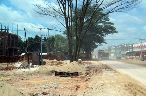 A road in Kerinci in 1993