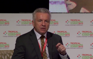 Dr Tony Simons at the Tropical Landscapes Summit 2015, Food Security plenary session