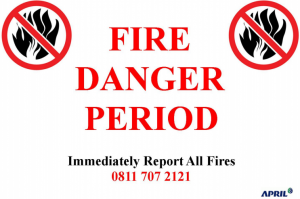 APRIL Group announced a 'Fire Danger Period' from July 1 to August 31, 2015.