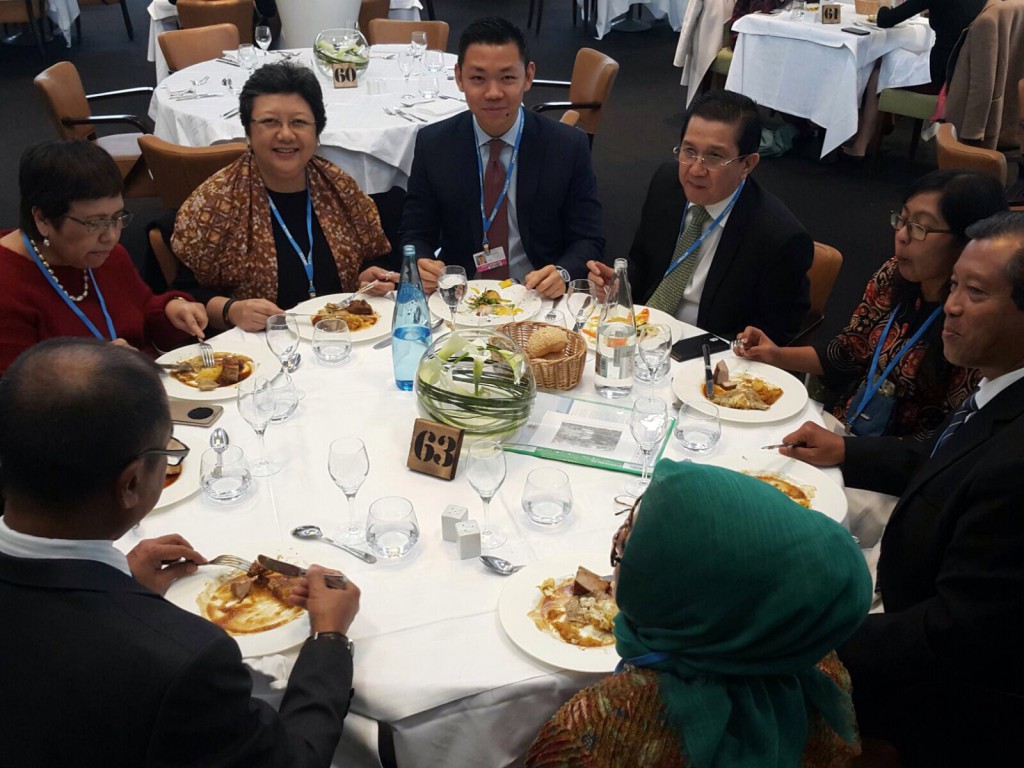 APRIL Group having a lunch discussion prior to RER