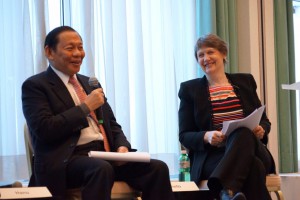 RGE Chairman Sukanto Tanoto adds the fourth 'C' to RGE's business principle: Climate. He spoke on a closed door panel moderated by UNDP Administrator and former New Zealand Prime Minister Helen Clark.