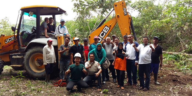 Volunteers from RAPP make inroads in infrastructure development for community