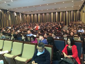 Students at the first CSR Lecture Fudan University