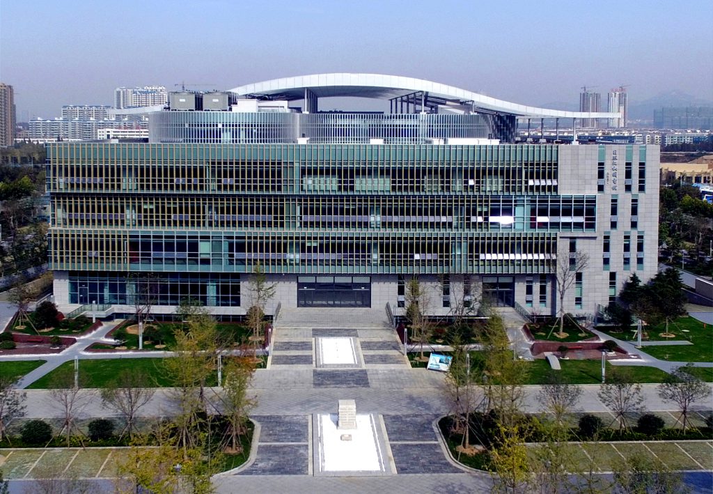 The spanking new Rizhao Jianghe Library.