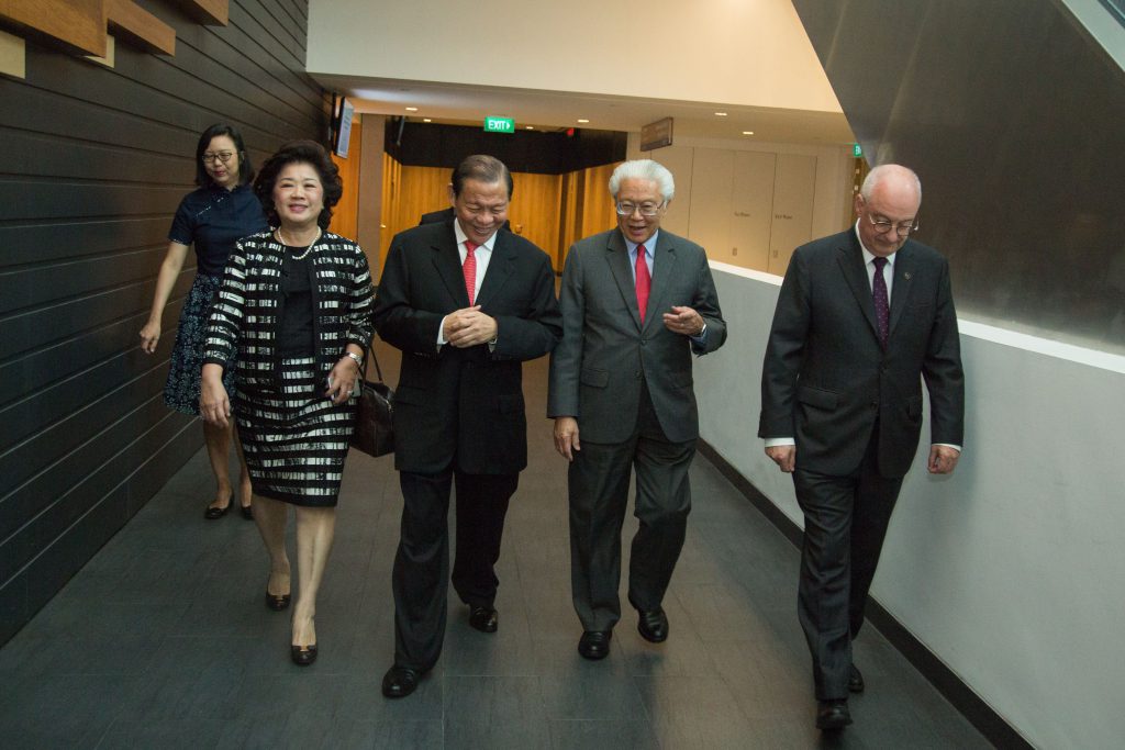 Tinah Sukanto Tanoto Founders Foundation Singapore President Tony Tan Arnoud De Meyer SMU Wharton Dialogue