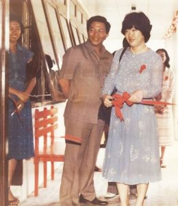 Tanoto Foundation founders Sukanto Tanoto and Tinah Bingei Tanoto open a school in Besitang in 1981.