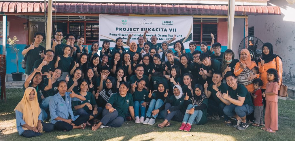 Project Sukacita 2019 Tanoto Scholars Group photo