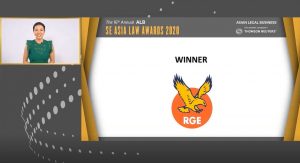 RGE ALB SEA Law Awards 2020 Winner