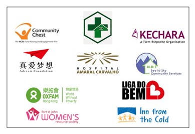 RGE business groups organised fundraisers for a diverse range of beneficiaries in Singapore, Indonesia, China, Brazil, and Canada