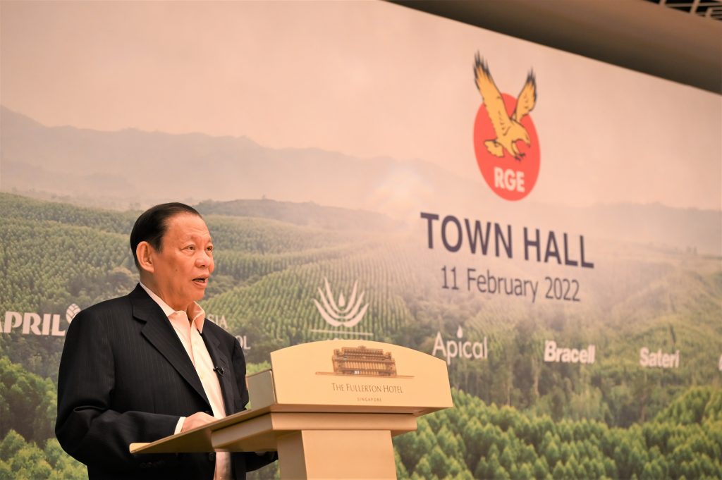 RGE Chairman Sukanto Tanoto 2022 Town Hall