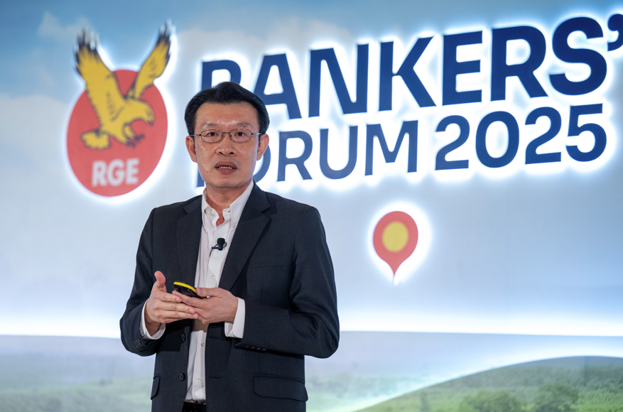 RGE President Tey Wei Lin at the RGE Bankers' Forum.