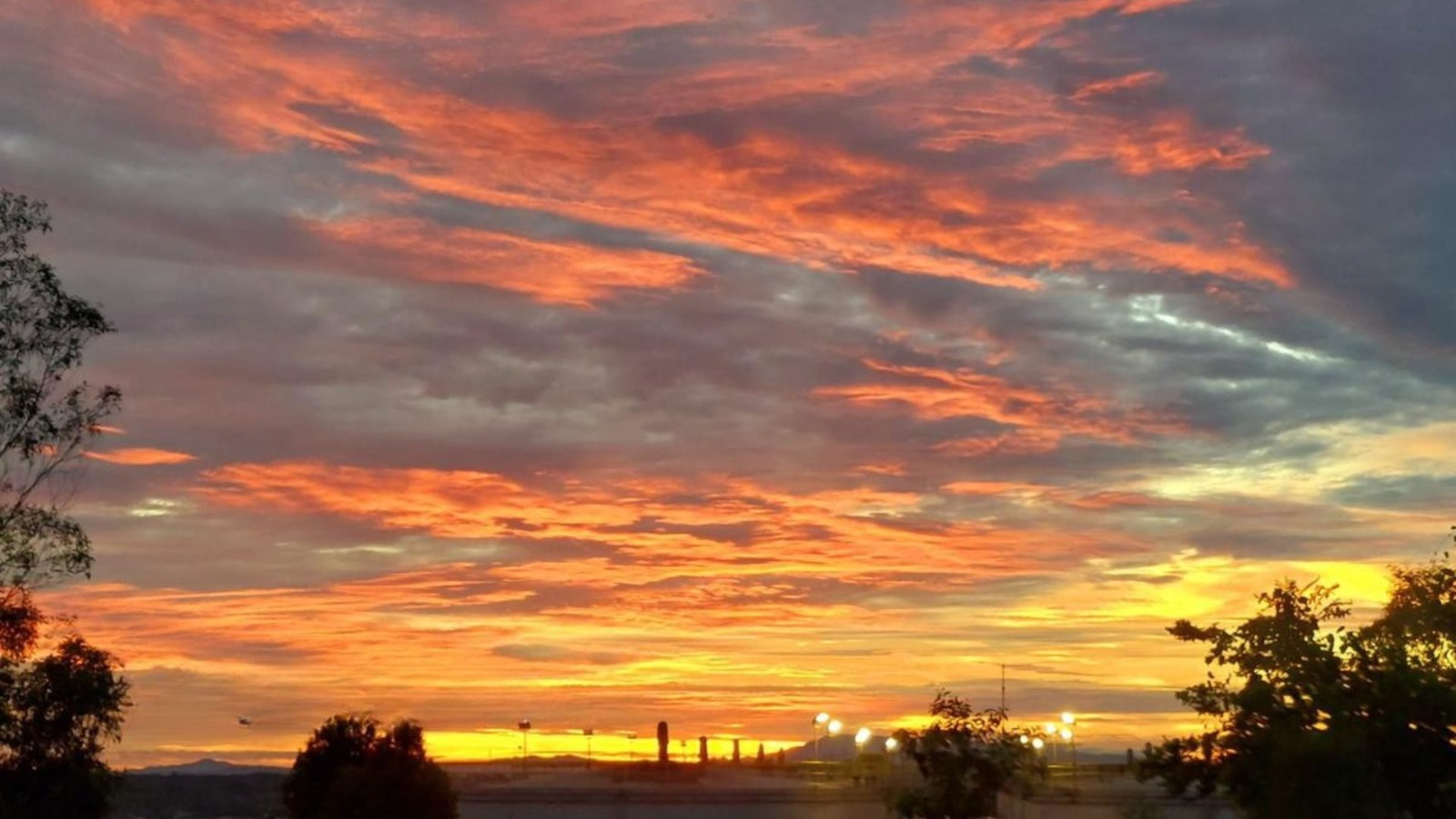 Sunset near Apical's East Kalimantan plant.