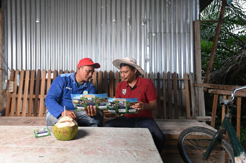 APRIL's Fire Free Village Programme (FFVP) in action in Indonesia.