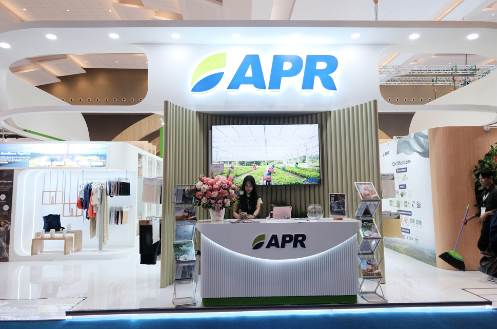 APR's exhibition booth at Indo Intertex Expo 2026.